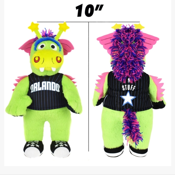 BLEACHER CREATURES ORLANDO MAGIC MASCOT STUFF 10" PLUSH FIGURE - Picture 8 of 8